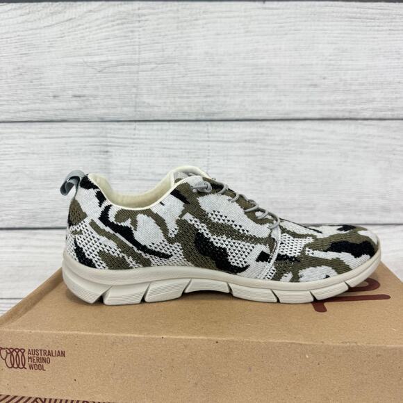 Woolloomooloo Men's Fraser ll Merino Wool Camo Slip On Sneakers Size 8-8.5 - Picture 5 of 12